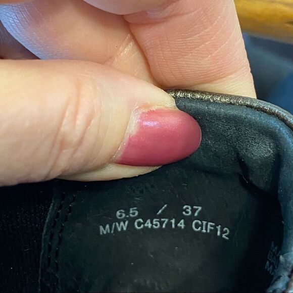 B.O.C. Pewter Wedge Slip On Shoes - Picture 5 of 10